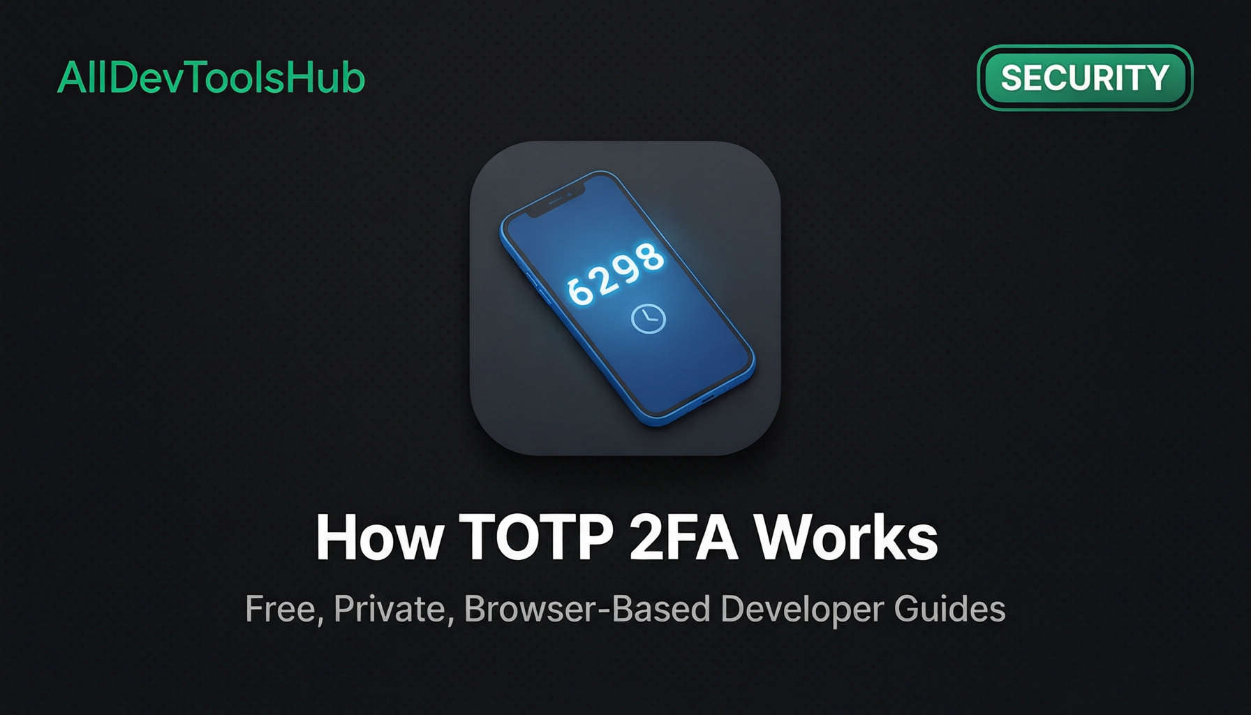 How TOTP 2FA Actually Works (and How to Test It Without Your Phone)