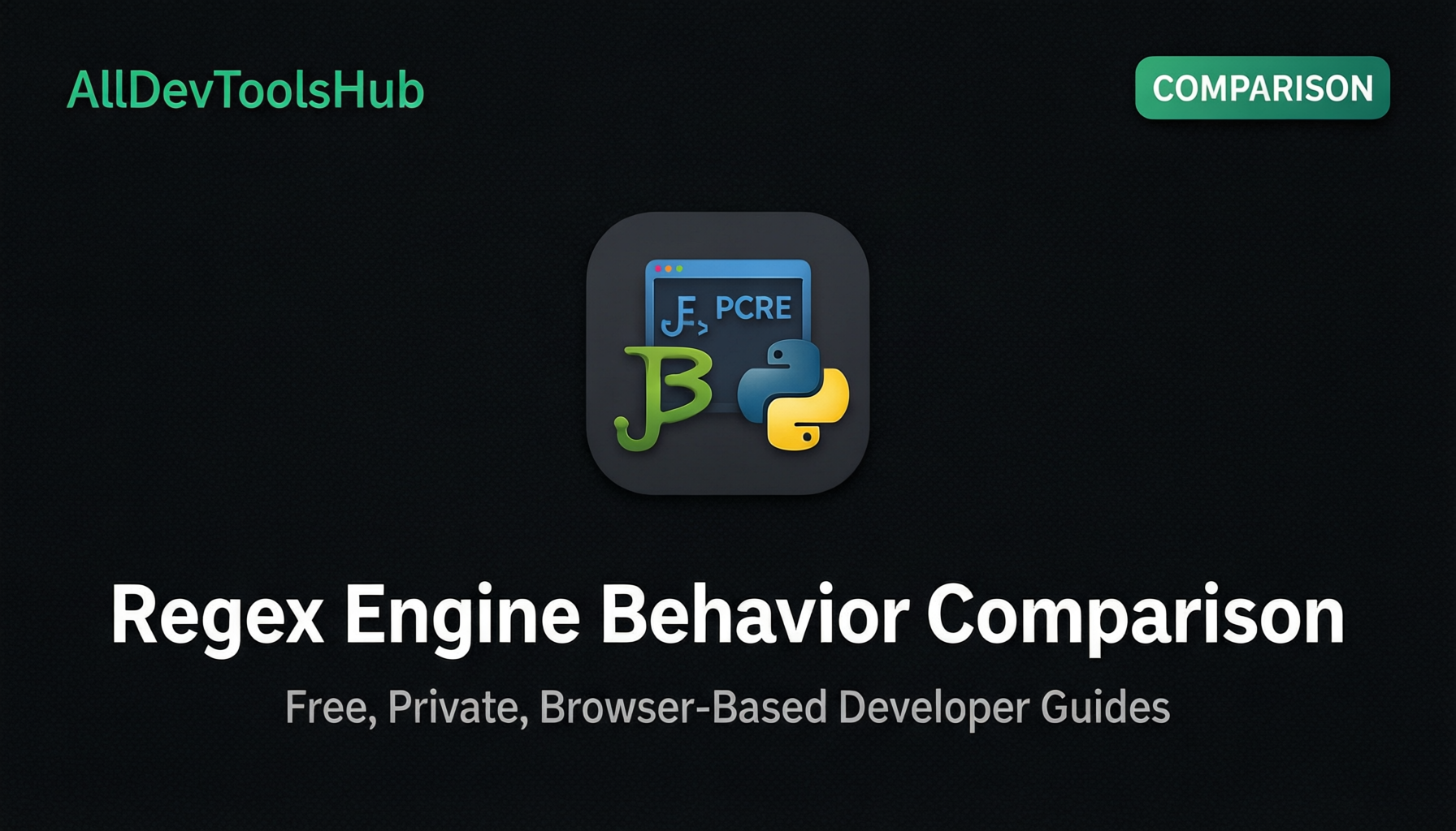 Regex Engine Behavior Comparison: JavaScript vs PCRE vs Python — 12 Patterns That Match Differently